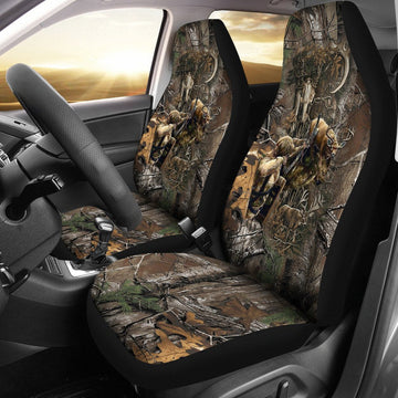 Bowhunting Deer Car Seat Covers For Winnter, Hunting Deer On Front Seat Cover For A Cars