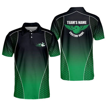 Personalized Bowling Shirt For Men and Women, Polo Shirt for Sport Team