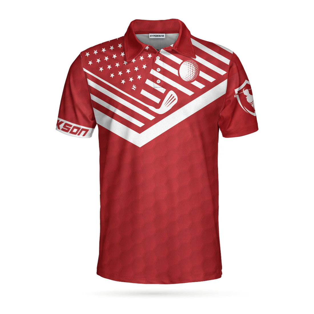 Swing Swear Drink Repeat Sunday Red Custom Polo Shirt - 1