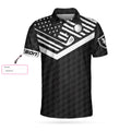 Weapons Of Grass Destruction Custom Polo Shirt Personalized Black American Flag Tennis Shirt For Men - 4