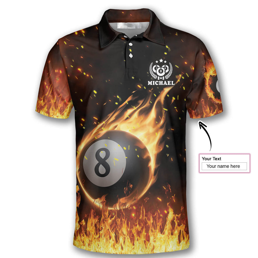 I Play Pool So I Don’t Choke People Custom Billiard Shirts for Men, Custom Billiard Shirts for Team, Men's Billiard Polo Shirts