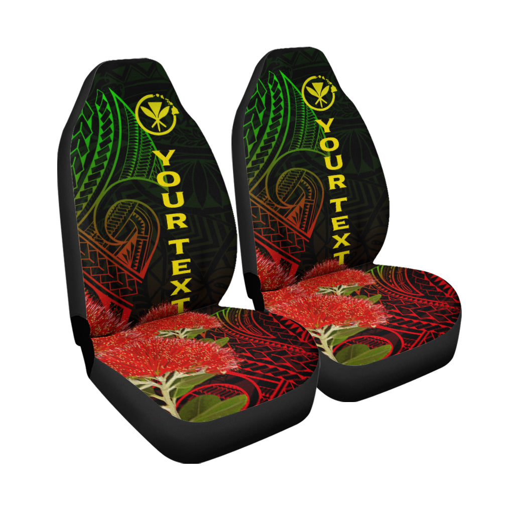 Custom Hawaii Polynesian Car Seat Covers Ohia Lehua