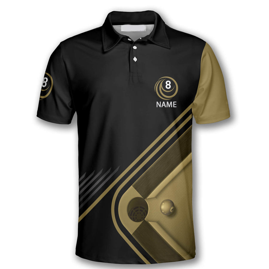 The Angle Of The Dangle Custom Billiard Shirts for Men, Custom Billiard ball for Team, Men's Billiard Polo Shirts