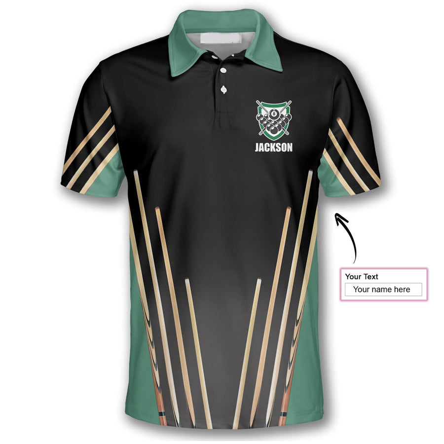 I’m Here to Break Your Balls Custom Billiard Shirts for Men, Custom Billiard ball for Team, Men's Billiard Polo Shirts