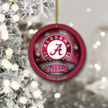 Alabama Crimson Tide Circle Aluminium Custom Ornament 2 Side Trending New Arrivals H52912 ETUG311023
