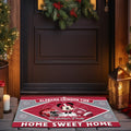 Alabama Crimson Tide Doormat Custom Your Family Name, Sport Team And MK Doormat, FootBall Fan Gifts EHIVM-52722