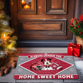 Alabama Crimson Tide Doormat, Sport Team And MK Doormat, FootBall Fan Gifts