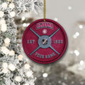 Alabama Crimson Tide Fitness Circle Aluminium Custom Ornament 2 Side Trending New Arrivals H52884 ETUG311023