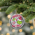 Alabama Crimson Tide Grinch Circle Aluminium Ornament 2 Side Trending New Arrivals H52900 ETUG311023