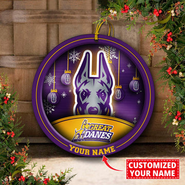 Albany Great Danes Circle Aluminium Custom Ornament 2 Side Trending New Arrivals H52912 ETUG311023