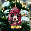 Arizona Cardinals 2 Layered Wooden Ornament Personalized Your Name, MK Mouse And Sport Team Ornament, Sport Gifts, Sport Decorations ETHY-52118