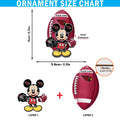Arizona Cardinals 2 Layered Wooden Ornament Personalized Your Name, MK Mouse And Sport Team Ornament, Sport Gifts, Sport Decorations ETHY-52118
