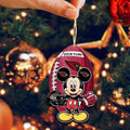 Arizona Cardinals 2 Layered Wooden Ornament Personalized Your Name, MK Mouse And Sport Team Ornament, Sport Gifts, Sport Decorations ETHY-52118
