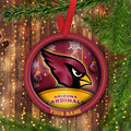 Arizona Cardinals Circle Aluminium Custom Ornament 2 Side Trending New Arrivals H52912 ETUG311023