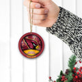 Arizona Cardinals Circle Aluminium Custom Ornament 2 Side Trending New Arrivals H52912 ETUG311023