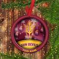 Arizona State Sun Devils Circle Aluminium Custom Ornament 2 Side Trending New Arrivals H52912 ETUG311023