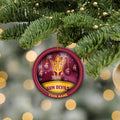 Arizona State Sun Devils Circle Aluminium Custom Ornament 2 Side Trending New Arrivals H52912 ETUG311023