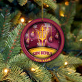 Arizona State Sun Devils Circle Aluminium Custom Ornament 2 Side Trending New Arrivals H52912 ETUG311023
