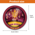 Arizona State Sun Devils Circle Aluminium Custom Ornament 2 Side Trending New Arrivals H52912 ETUG311023