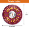 Arizona State Sun Devils Fitness Circle Aluminium Ornament 2 Side Trending New Arrivals H52883 ETUG311023