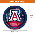 Arizona Wildcats Circle Aluminium Custom Ornament 2 Side Trending New Arrivals H52912 ETUG311023