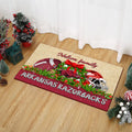 Arkansas Razorbacks Doormat Personalized Your Name, Sport Team Doormat, Christmas Gifts For Football Fan, Home Decor ETHY-52726