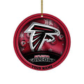 Atlanta Falcons Circle Aluminium Custom Ornament 2 Side Trending New Arrivals H52912 ETUG311023