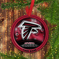 Atlanta Falcons Circle Aluminium Custom Ornament 2 Side Trending New Arrivals H52912 ETUG311023