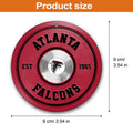 Atlanta Falcons Fitness Circle Aluminium Ornament 2 Side Trending New Arrivals H52883 ETUG311023