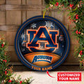 Auburn Tigers Circle Aluminium Custom Ornament 2 Side Trending New Arrivals H52912 ETUG311023