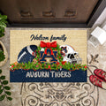 Auburn Tigers Doormat Personalized Your Name, Sport Team Doormat, Christmas Gifts For Football Fan, Home Decor ETHY-52726