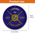 Baltimore Ravens Fitness Circle Aluminium Custom Ornament 2 Side Trending New Arrivals H52884 ETUG311023