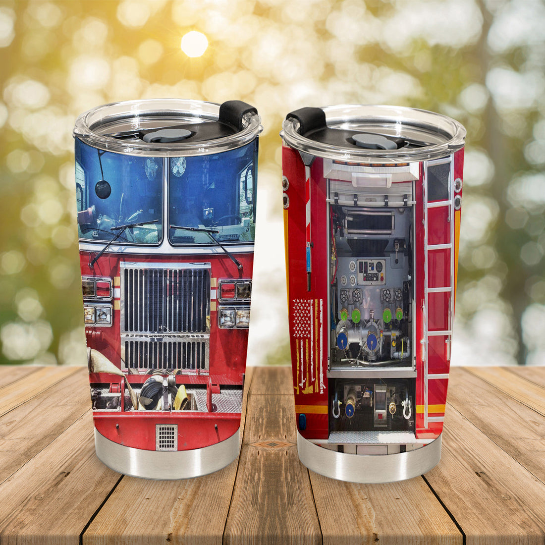 Best Custom Firefighter Tumbler - Stainless Steel Tumbler 20oz