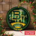 Baylor Bears Circle Aluminium Custom Ornament 2 Side Trending New Arrivals H52912 ETUG311023