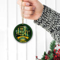 Baylor Bears Circle Aluminium Custom Ornament 2 Side Trending New Arrivals H52912 ETUG311023