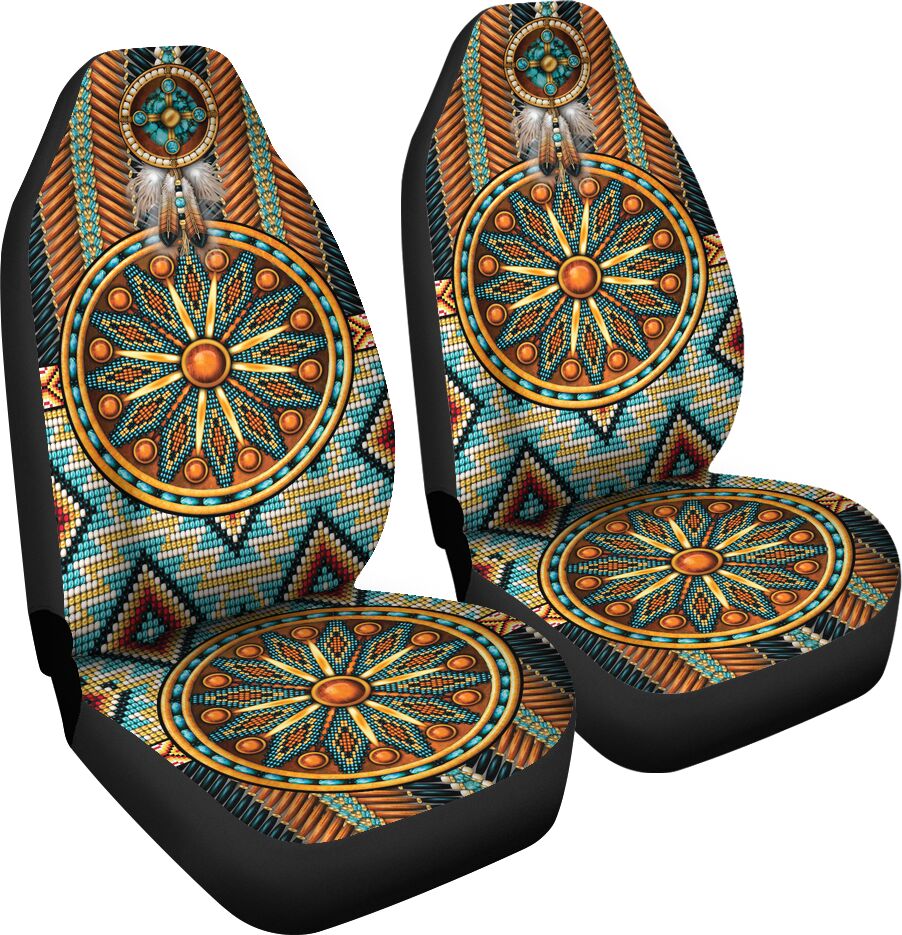 Native American Rosette Car Seat cover