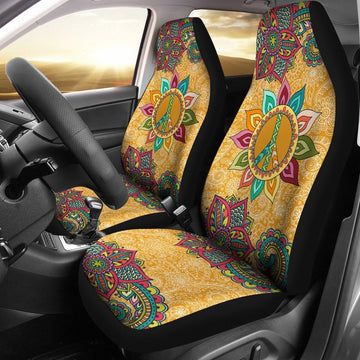 Boho Peace Mandala Universal Fit Car Seat Covers