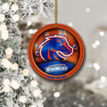 Boise State Broncos Circle Aluminium Custom Ornament 2 Side Trending New Arrivals H52912 ETUG311023