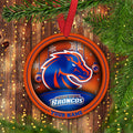 Boise State Broncos Circle Aluminium Custom Ornament 2 Side Trending New Arrivals H52912 ETUG311023