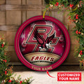 Boston College Eagles Circle Aluminium Custom Ornament 2 Side Trending New Arrivals H52912 ETUG311023