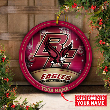 Boston College Eagles Circle Aluminium Custom Ornament 2 Side Trending New Arrivals H52912 ETUG311023