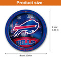 Buffalo Bills Circle Aluminium Custom Ornament 2 Side Trending New Arrivals H52912 ETUG311023