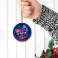 Buffalo Bills Circle Aluminium Custom Ornament 2 Side Trending New Arrivals H52912 ETUG311023