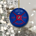 Buffalo Bills Fitness Circle Aluminium Custom Ornament 2 Side Trending New Arrivals H52884 ETUG311023