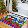 Buffalo Bills Football Team Doormat Personalized Your Family Name, Sport And Grinch Doormat, Football Lovers Gifts, Home Decorations ETHY-53152