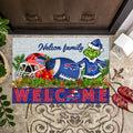 Buffalo Bills Football Team Doormat Personalized Your Family Name, Sport And Grinch Doormat, Football Lovers Gifts, Home Decorations ETHY-53152