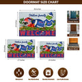 Buffalo Bills Football Team Doormat Personalized Your Family Name, Sport And Grinch Doormat, Football Lovers Gifts, Home Decorations ETHY-53152