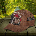 Personalized Bulldog Classic Cap, Personalized Gift for Dog Lovers, Dog Dad, Dog Mom - CP136PS - BMGifts