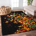 3D Printing Butterfly Limited Edition living room rug Rectangular rug kitchen rug