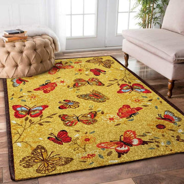 3D Printing Butterfly Limited Edition children's room Rectangular rug